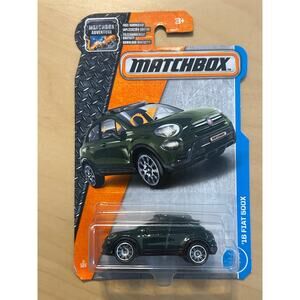Matchbox 2016 Fiat 500X Green SUV Diecast Collectible 3/125 New